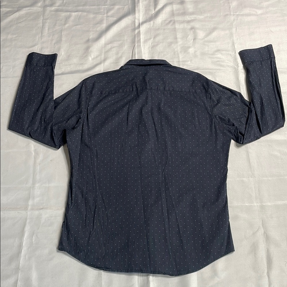 CALVIN KLEIN Black Striped Shirt - Picture 9 of 11